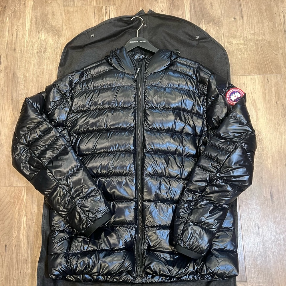 Canada Goose Shiny Black Puffer Jacket